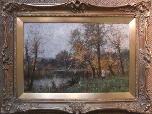 fig 1. Lester Sutcliffe oil painting