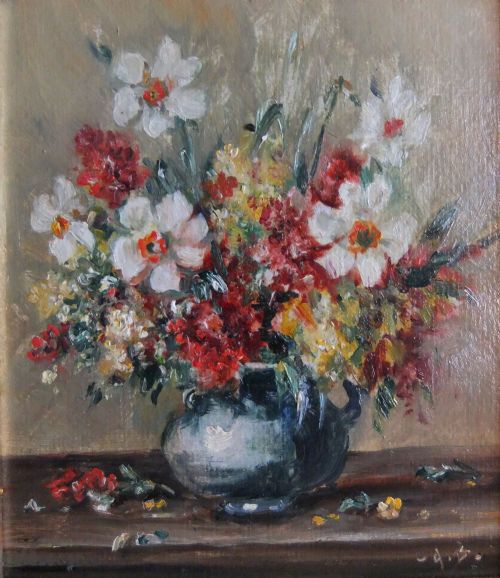 Owen Bowen "Still Life" Oil Painting