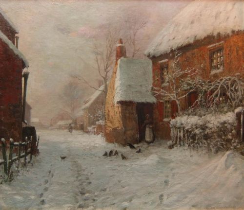 Austin Winterbottom "A Winter's Day" Oil Painting