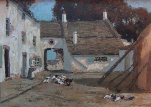 Stanley Royle "Autumn Sunshine" Watercolour