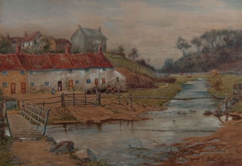 Arthur Blackburn "Markington" Yorkshire,  Watercolour