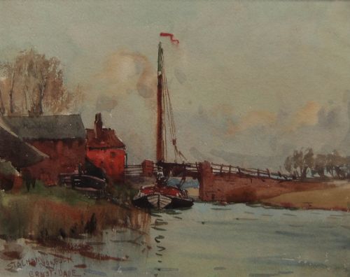 Ernest Dade "Stalham, Norfolk" Watercolour