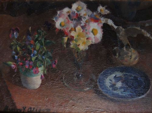 Henry Young Alison "Still Life" Oil Painting