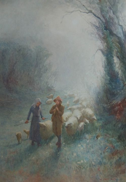 William Cave Day "To Pastures New" Watercolour