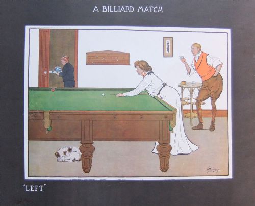 LANCE THACKERAY A BILLIARD MATCH SET OF 4 PRINTS - ADDITIONAL PHOTO 3