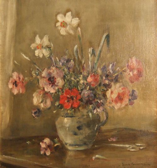 Owen Bowen "A Summer Vase" Oil Painting