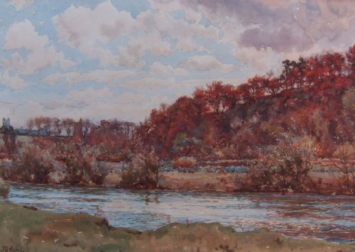 John Dobby Walker "On the Swale, Richmond Yorkshire"
watercolour