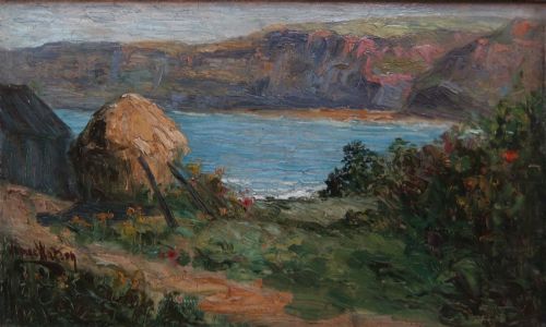 James Watson "The Hayrick" Oil Painting