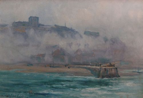 H. Hadfield Cubley "Whitby" Oil Painting