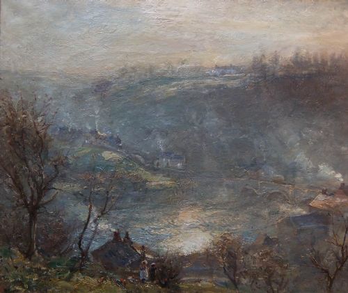 
Herbert Royle "Sleegill, Richmond" Yorkshire Oil Painting