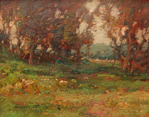 Kershaw Schofield "The Copse" Oil Painting