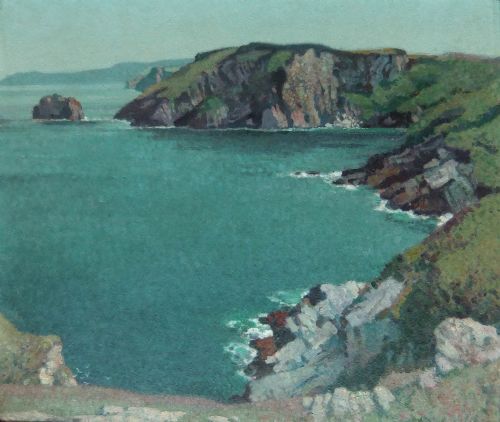 Stanley Royle "Tintagel, Cornwall" Oil Painting