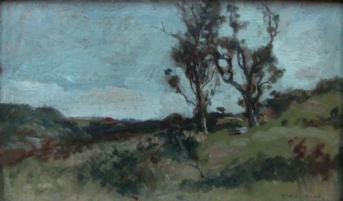 F.w. Jackson "At the Top of the Moor" Oil Painting