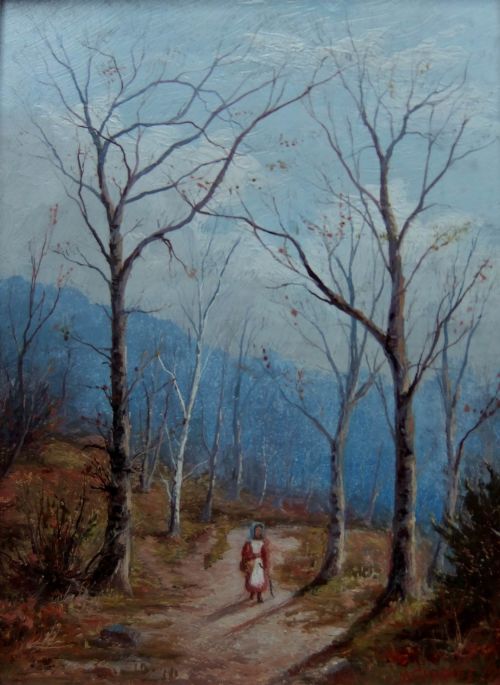 William Greaves "...Meanwood Nr. Leeds" Oil Painting