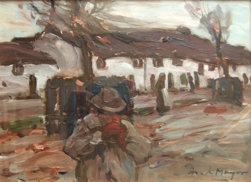 Fred Mayor "First Light" Oil on Canvas