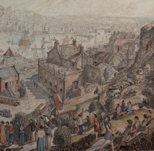 Fred Cecil Jones ".....Whitby" Watercolour