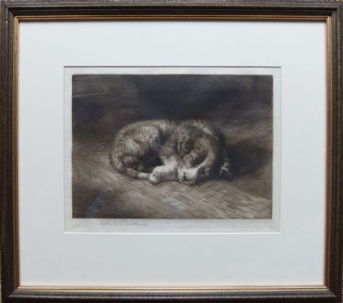 fig 1. Herbert Dicksee etching