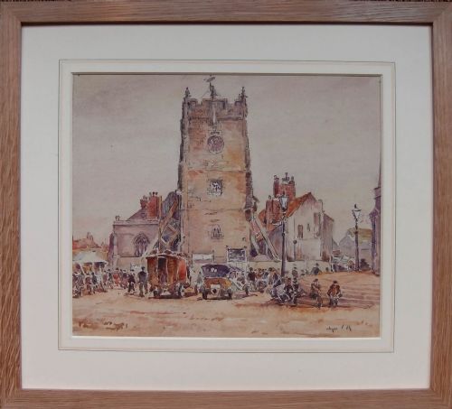 John Smith Atherton "Richmond" Yorkshire Watercolour