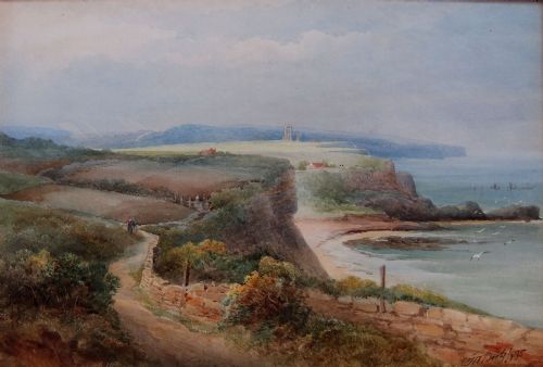 Frederick William Booty "Whitby" Yorkshire Watercolour