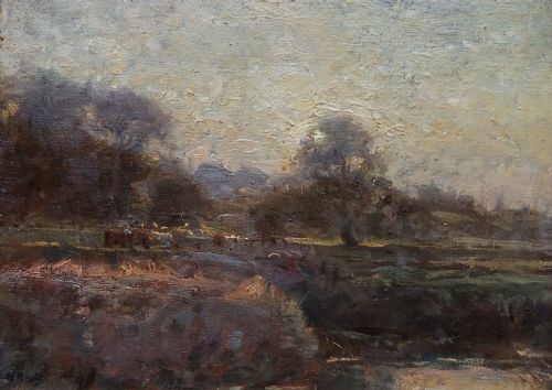 Herbert Royle "Eventide" Oil Painting