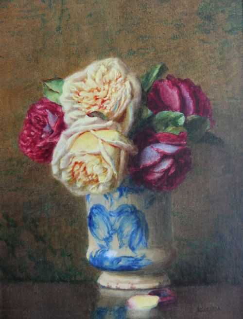 Isidor Rosenstock "Roses" Watercolour