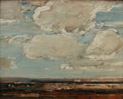 Kershaw Schofield "Landscape" Oil on Panel