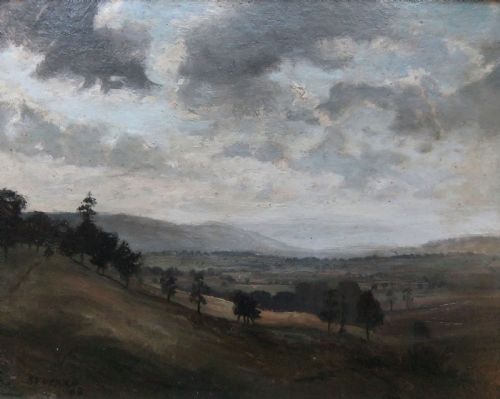 Richard Fozard "Wharfedale from Harewood" Oil Painting