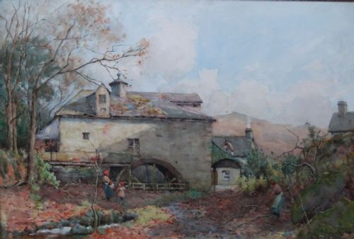 Willie Stephenson "Old Mill, Betws-y-coed" Watercolour