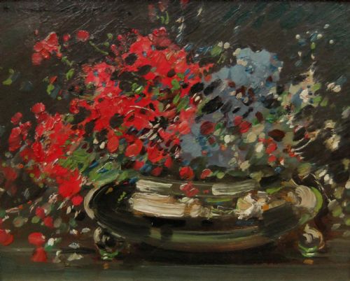 Kershaw Schofield "Still Life" Oil on Panel