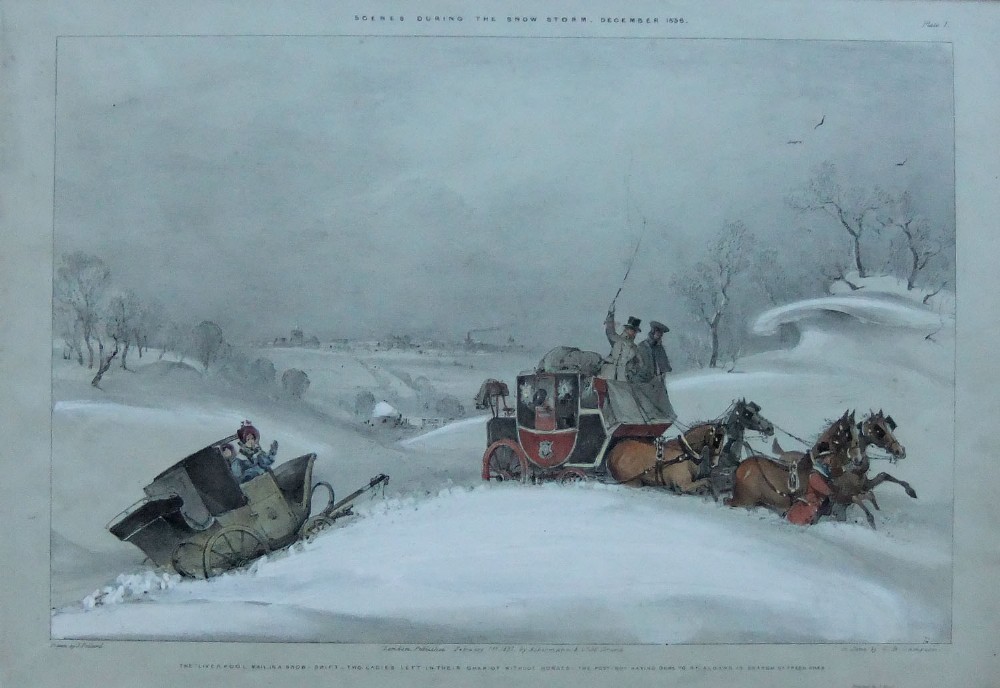 Pollard Rare set of 4 coaching prints 