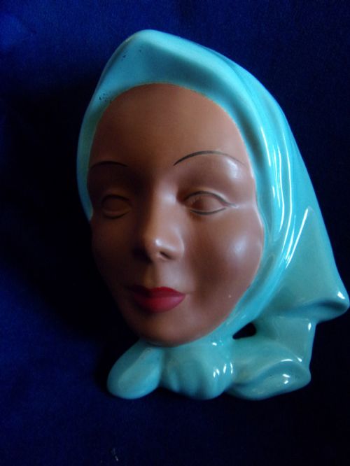 Art Deco Austrian Gmundner Wall Masque