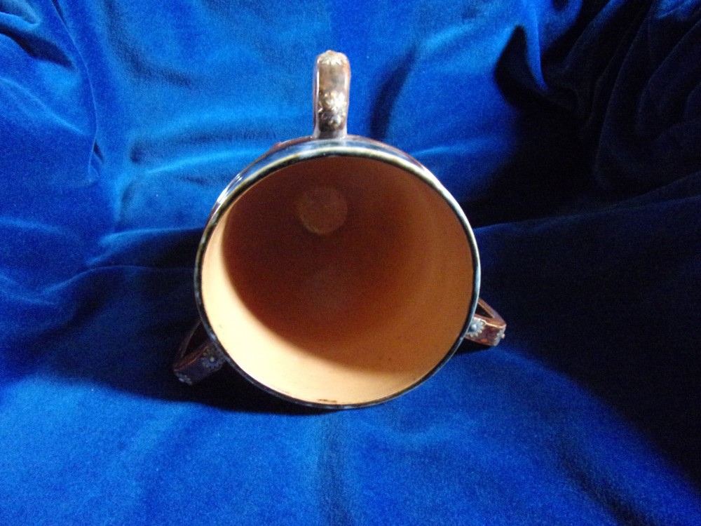 ROYAL DOULTON STONEWARE LOVING CUP/TYG CIRCA 1900 View III
