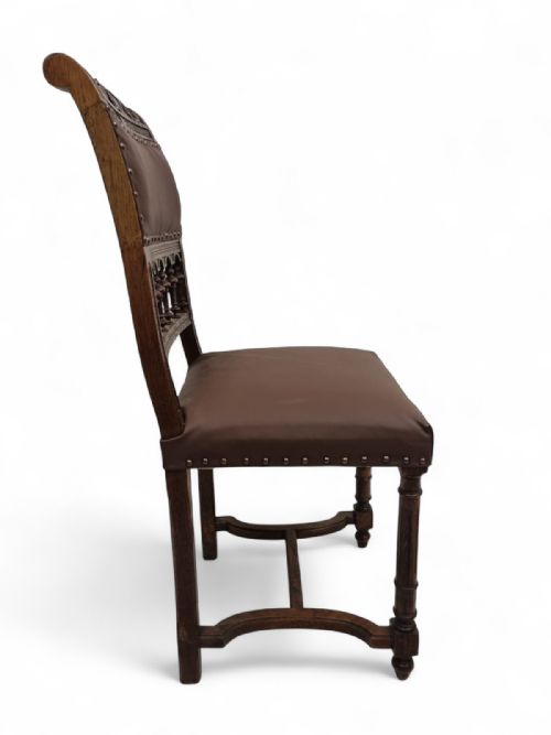 ANTIQUE RENAISSANCE REVIVAL DINING CHAIRS SET OF 6 C18901910 - ADDITIONAL PHOTO 2
