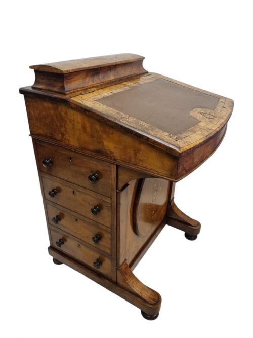 ANTIQUE VICTORIAN DAVENPORT DESK C1860 - ADDITIONAL PHOTO 3