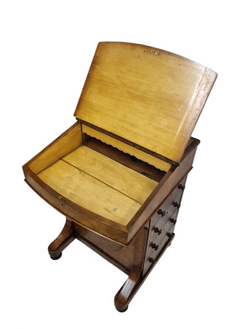 ANTIQUE VICTORIAN DAVENPORT DESK C1860 - ADDITIONAL PHOTO 5