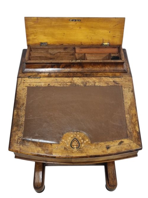 ANTIQUE VICTORIAN DAVENPORT DESK C1860 - ADDITIONAL PHOTO 7
