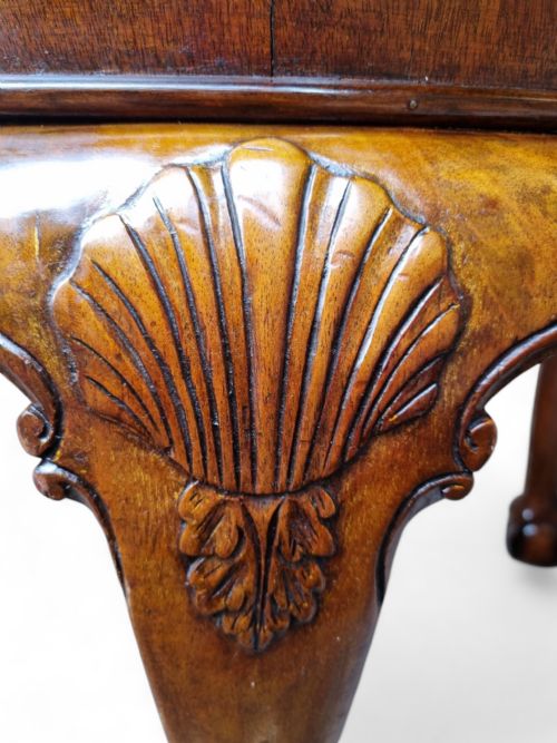 ANTIQUE VICTORIAN MAHOGANY EXTENDING DINING TABLE 19TH CENTURY CRANK HANDLE LION PAW FEET - ADDITIONAL PHOTO 12