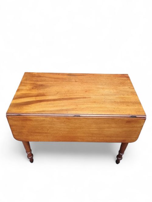 ANTIQUE VICTORIAN MAHOGANY DROPLEAF TABLE C18601880 - ADDITIONAL PHOTO 3