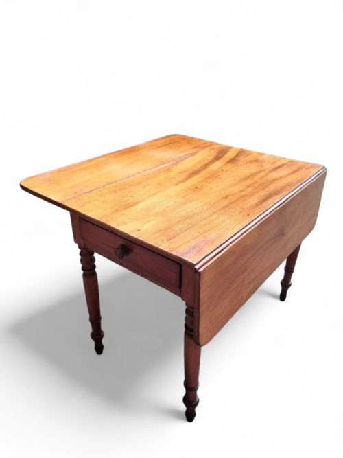 ANTIQUE VICTORIAN MAHOGANY DROPLEAF TABLE C18601880 - ADDITIONAL PHOTO 4