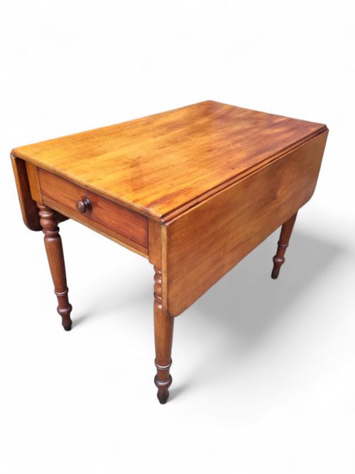 ANTIQUE VICTORIAN MAHOGANY DROPLEAF TABLE C18601880 - ADDITIONAL PHOTO 7