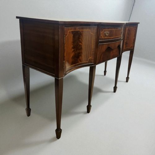 ANTIQUE MAHOGANY SIDEBOARD HEPPLEWHITE STYLE C1900 - ADDITIONAL PHOTO 1
