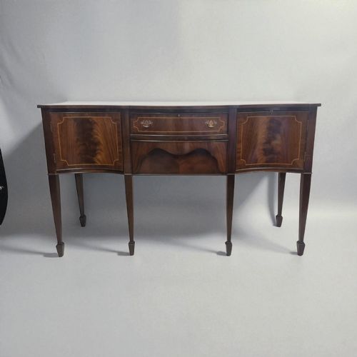 ANTIQUE MAHOGANY SIDEBOARD HEPPLEWHITE STYLE C1900 - ADDITIONAL PHOTO 2