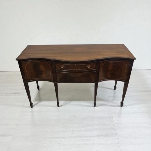 ANTIQUE MAHOGANY SIDEBOARD HEPPLEWHITE STYLE C1900 - ADDITIONAL PHOTO 3