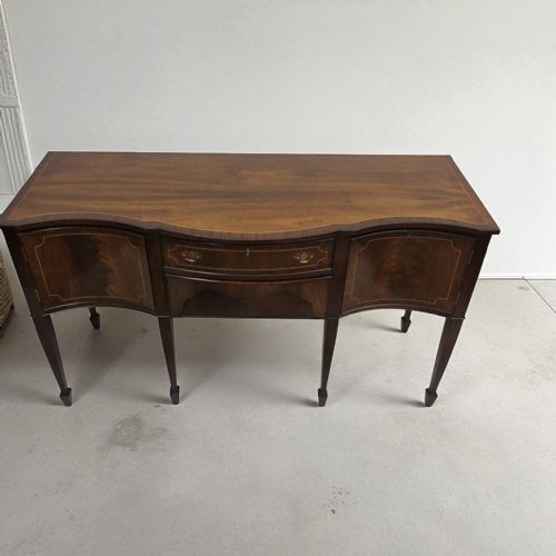 ANTIQUE MAHOGANY SIDEBOARD HEPPLEWHITE STYLE C1900 - ADDITIONAL PHOTO 6