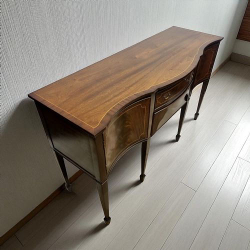 ANTIQUE MAHOGANY SIDEBOARD HEPPLEWHITE STYLE C1900 - ADDITIONAL PHOTO 7