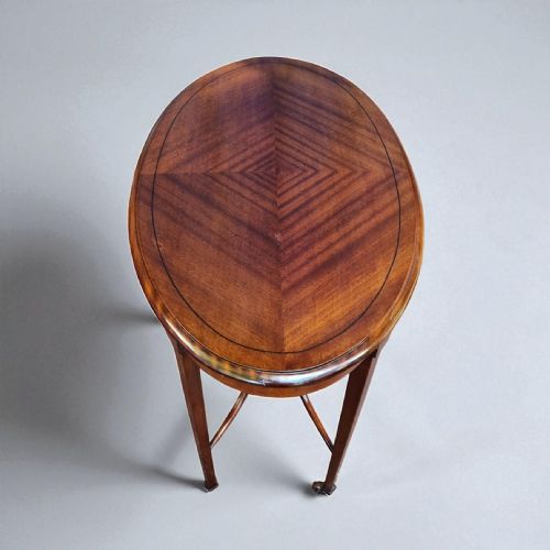 EDWARDIAN OCCASIONAL TABLE MAHOGANY VENEER - ADDITIONAL PHOTO 3