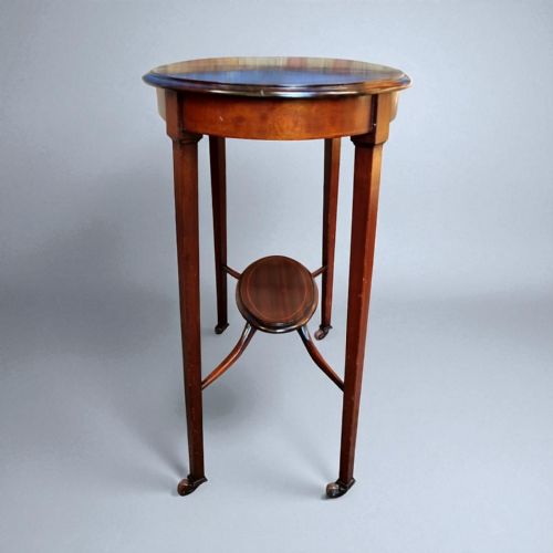 EDWARDIAN OCCASIONAL TABLE MAHOGANY VENEER - ADDITIONAL PHOTO 4