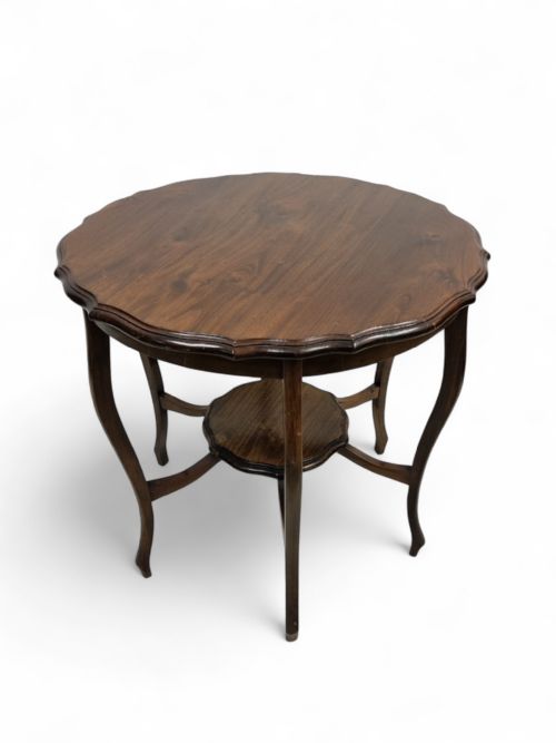 ANTIQUE VICTORIAN MAHOGANY SIDE TABLE - ADDITIONAL PHOTO 2