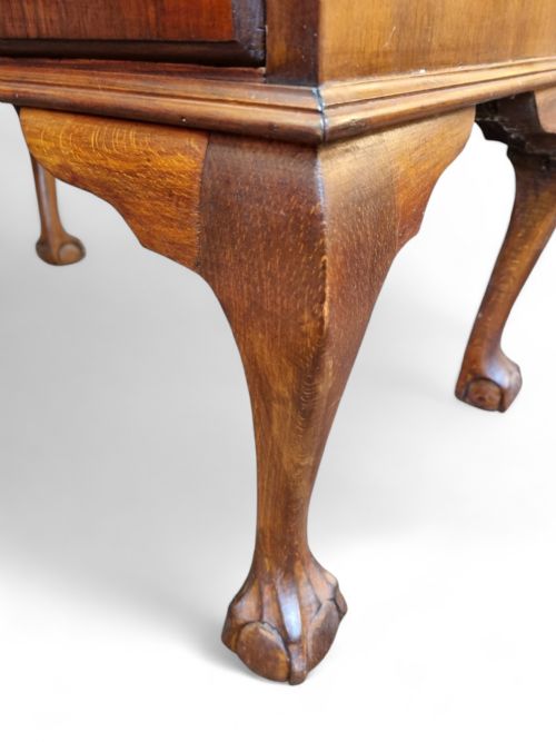 ANTIQUE MAHOGANY BUREAU QUEEN ANNE STYLE C1930 - ADDITIONAL PHOTO 10