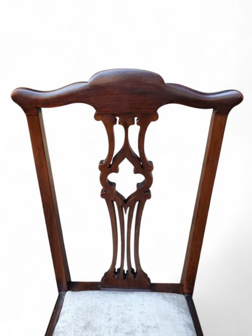 ANTIQUE EDWARDIAN MAHOGANY DINING CHAIRS SET OF 3 C1910 - ADDITIONAL PHOTO 2